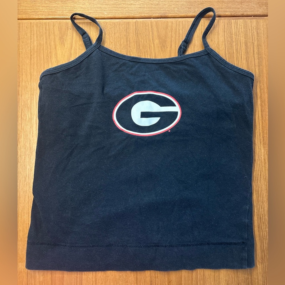 Black Tank Top with UGA Logo